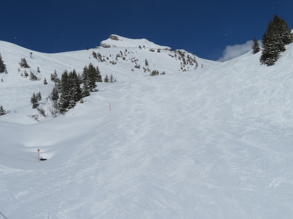 Rote 13 an der 6KSB Hohe Wacht. Dort blieb die Hälfte der Sessel in der Garage