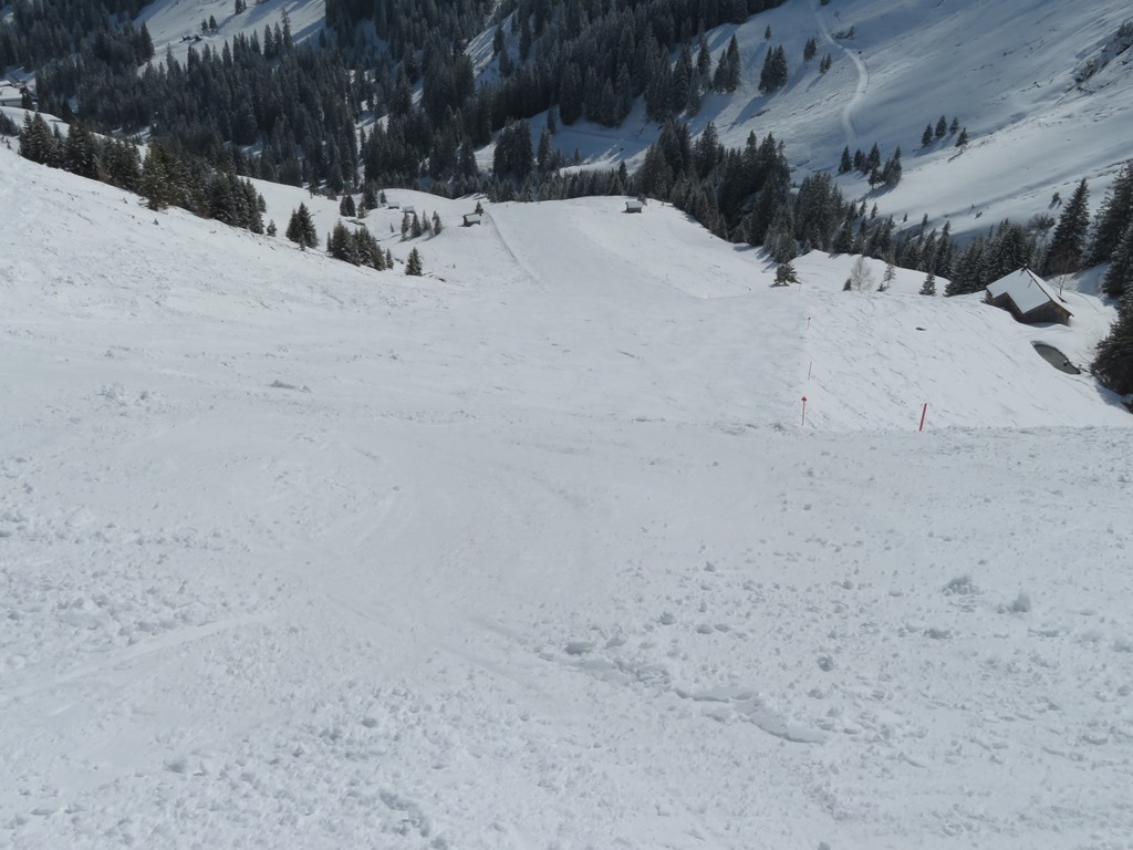 Skiroute 4. für mich die beste Piste heute