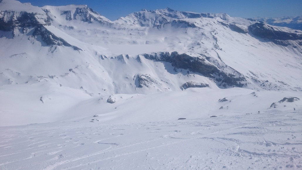 Auch neben der Piste kann man hier oben noch viel Spass haben