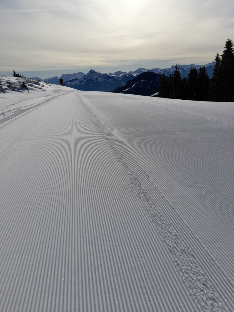 Piste von Tanzboden-Berg Richtung Köglbahn