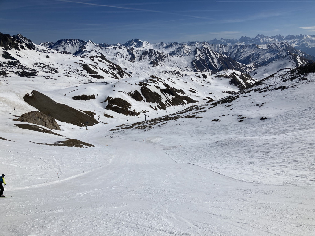 Schwarze Piste 72 an der Greitspitze.
