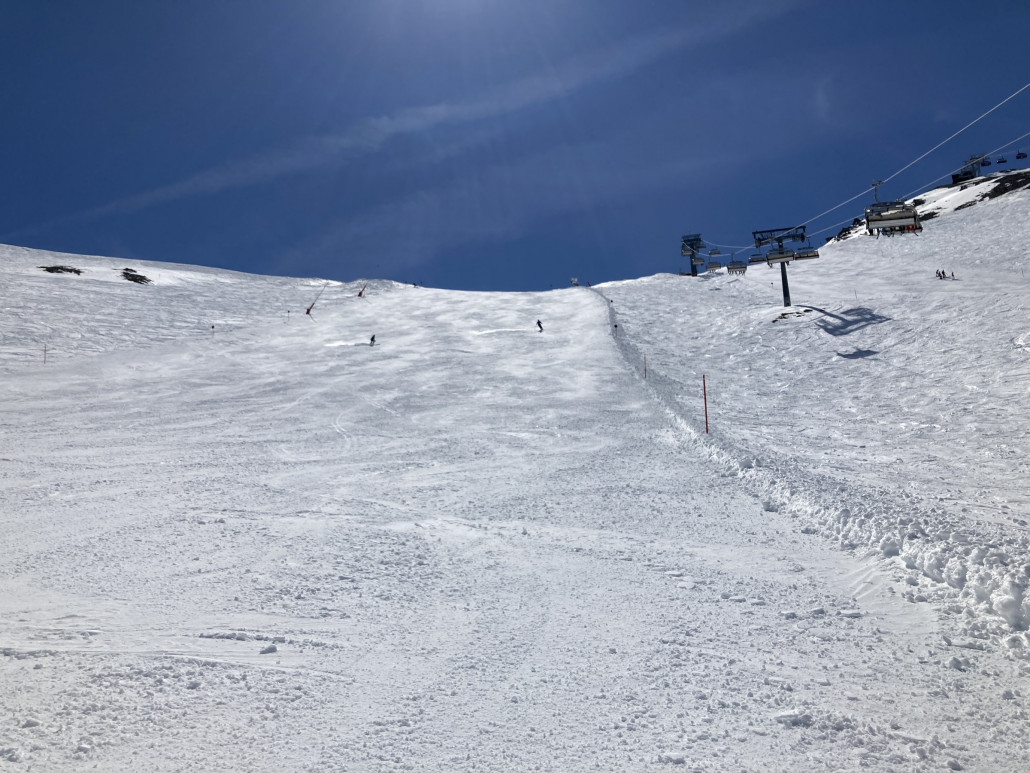 Die Schwarzen am Palinkopf waren grundsätzlich gut. Aber am Nachmittag gut besucht und sulziger, als ich es erwartet hätte.