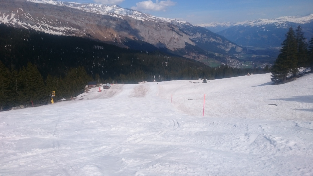 Nach 16 Uhr ist die 66 im unteren Bereich schon sehr braun.