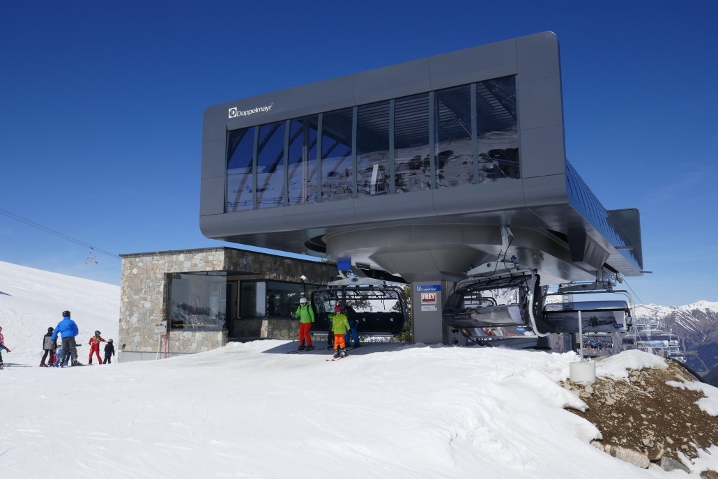 Bergstation der neuen Goldseebahn