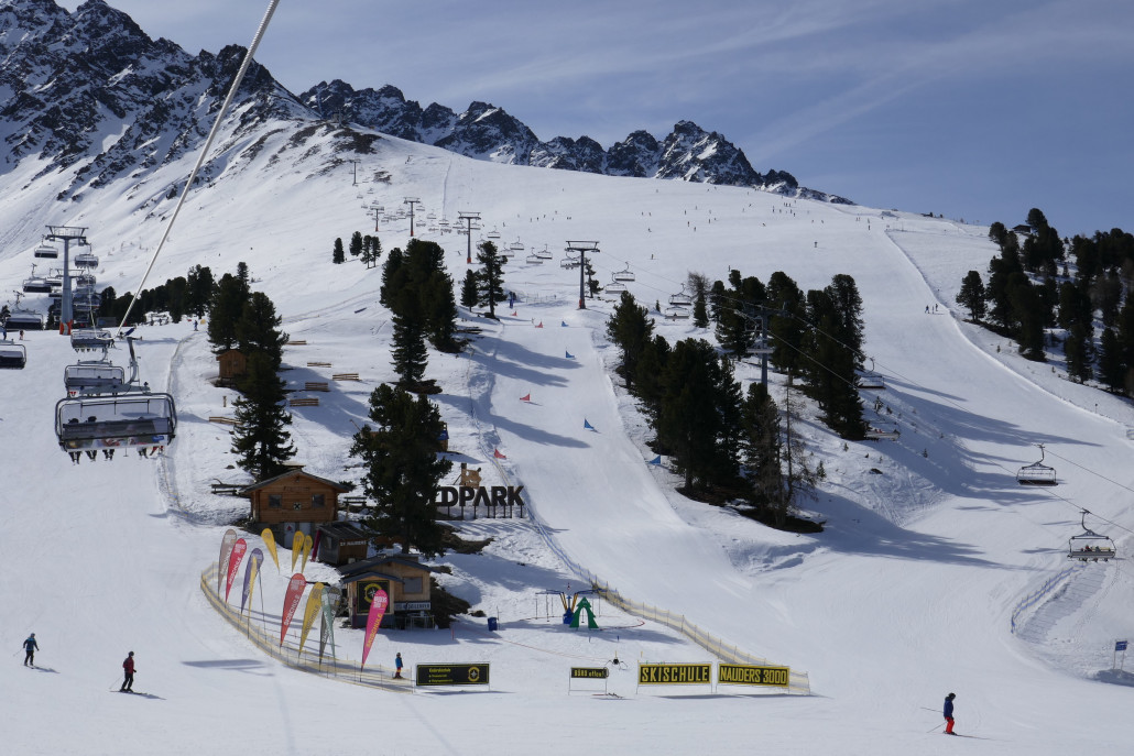 Goldsee- und Zirmbahn mit mega breiter Piste