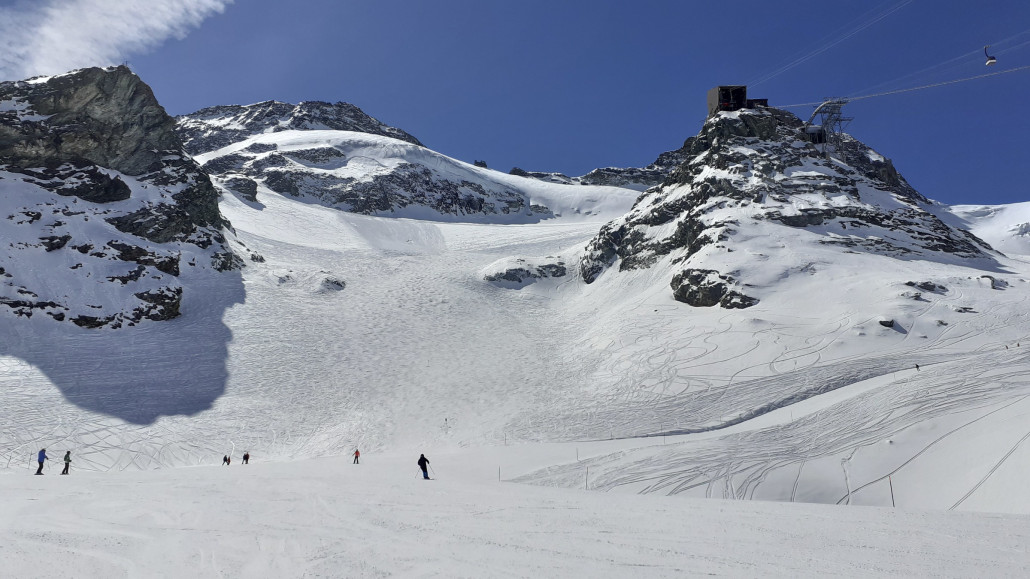 Gelbe Route 15a Felsental von unten