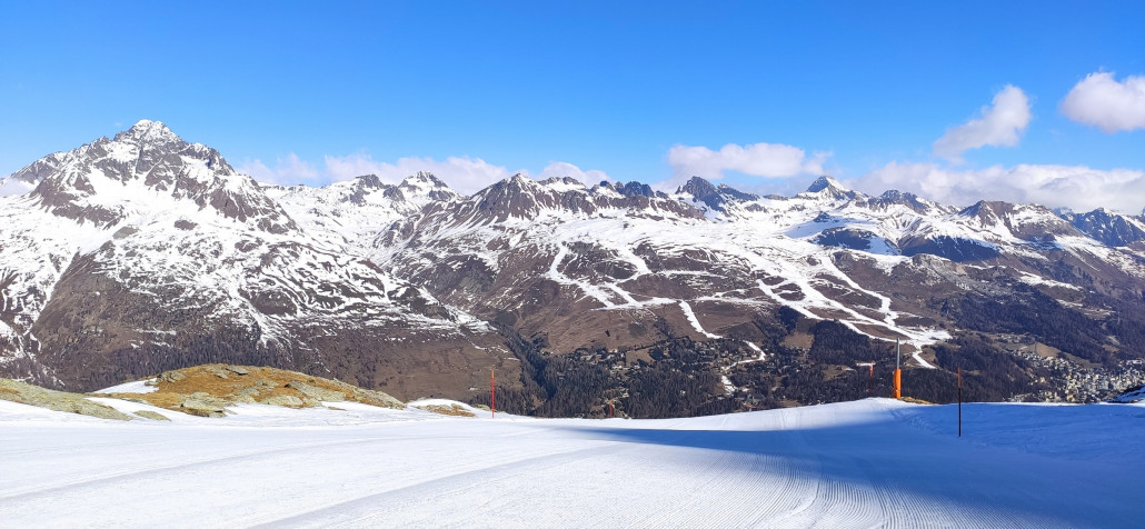 Gian d'Alva, Corviglia ist schon sehr ausgeapert