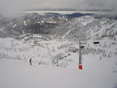 4-CLF Hochkar Häsing mit Häsing Steilhang, im Hintergrund 4-CLF Almlift