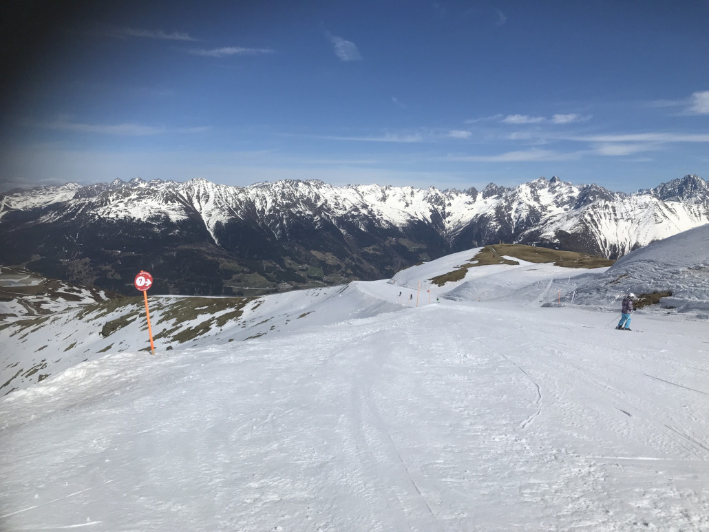 Abfahrt Frommes im oberen Teil