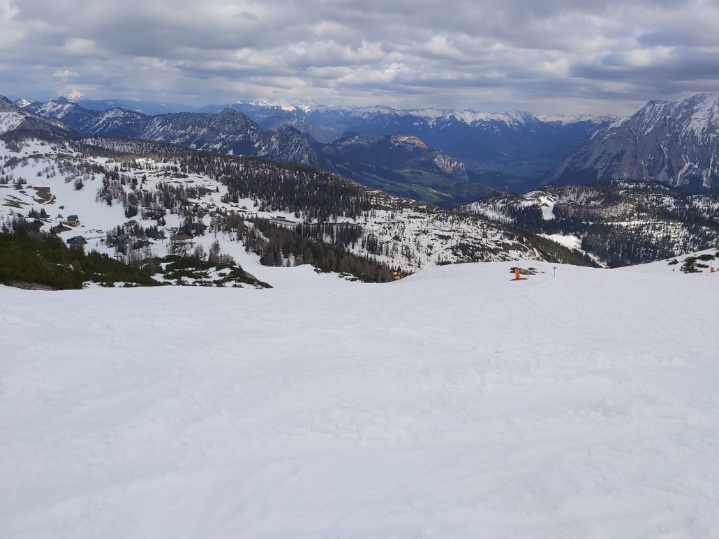 Eine letzte Abfahrt fehlt aber noch. Auch zieht es schon wieder an.