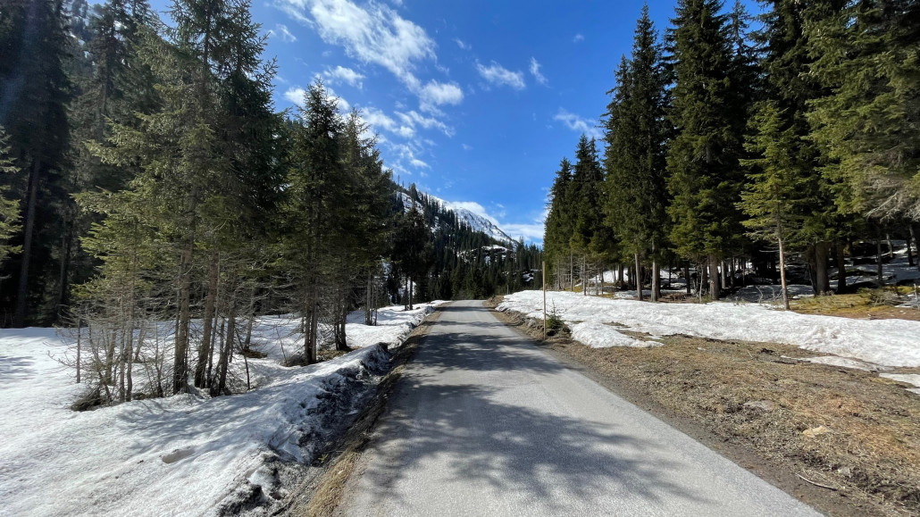 Weg hoch durch's Verwalltal.