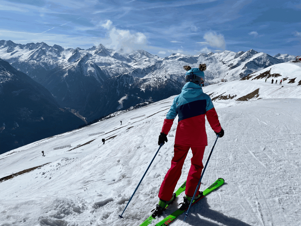 Die ostgerichteten Pisten am Stubnerkogel bis zur Mittelstation waren am Morgen super zu fahren, aber dann schnell (zu) weich.