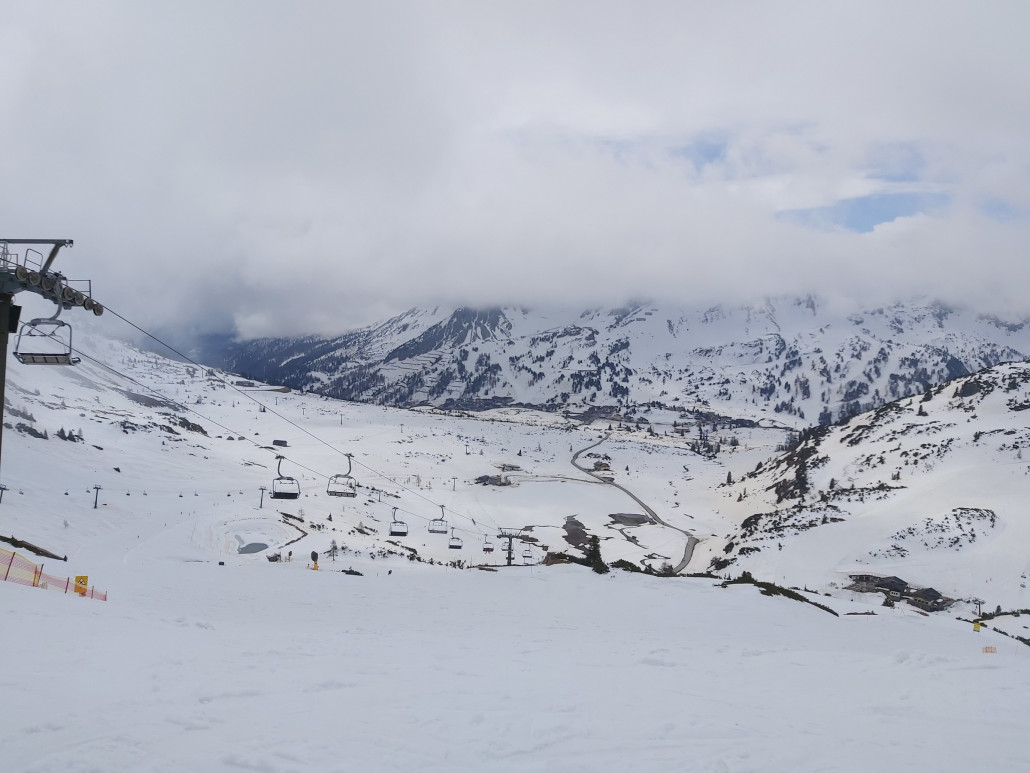 Krings hat schon zu und für die obere Hütte wollte ich nicht aufsteigen.