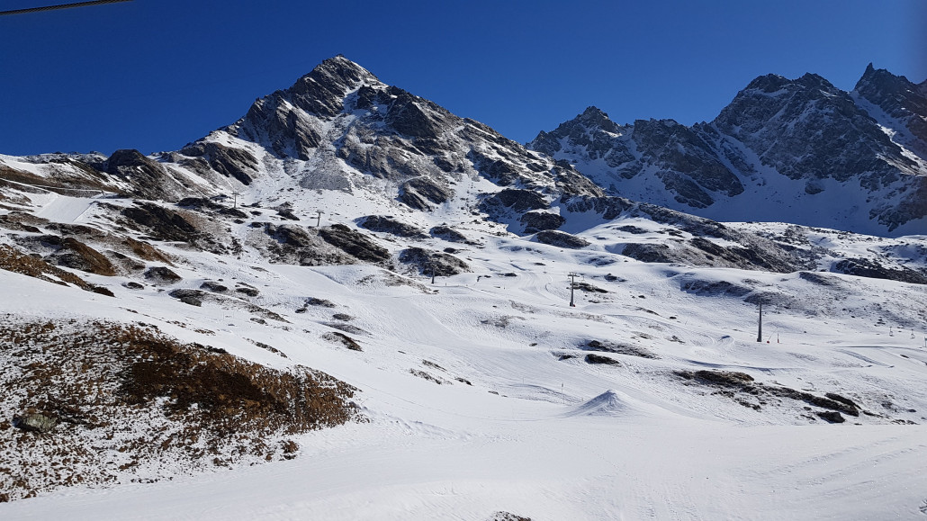 Bereich Chaux mit noch drei geöffneten Abfahrten