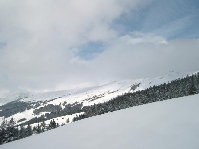 Hochalm und Spieleck vom Rosswald aus