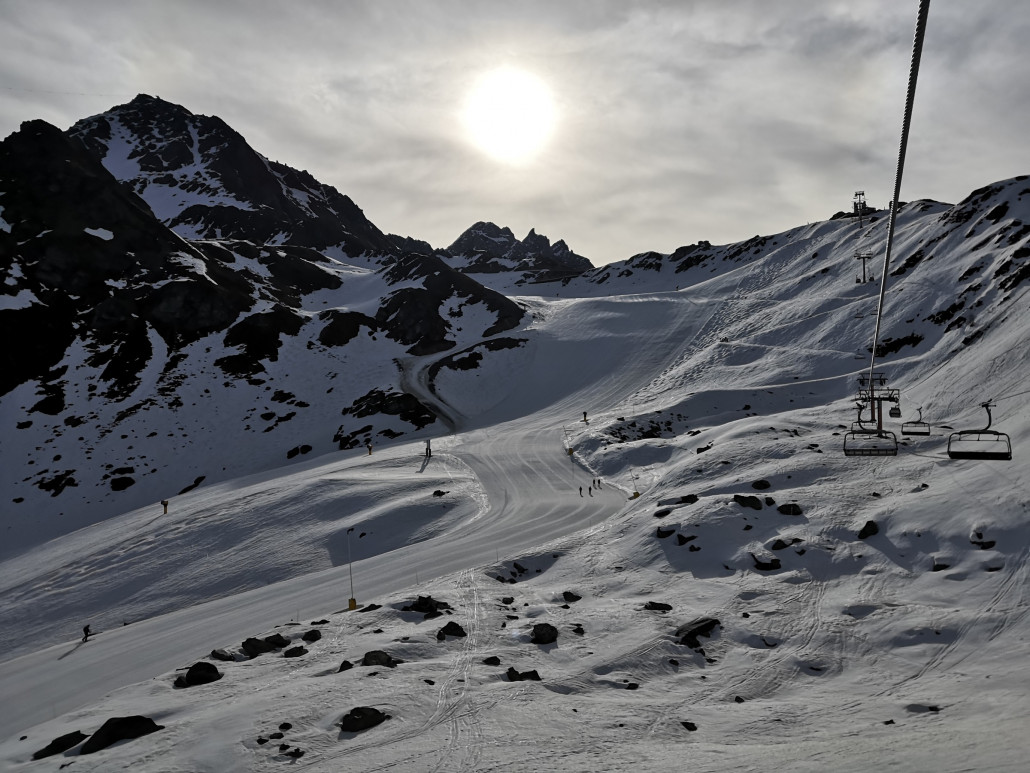 Die Pistenpräparation war für die Jahreszeit ganz in Ordnung.
