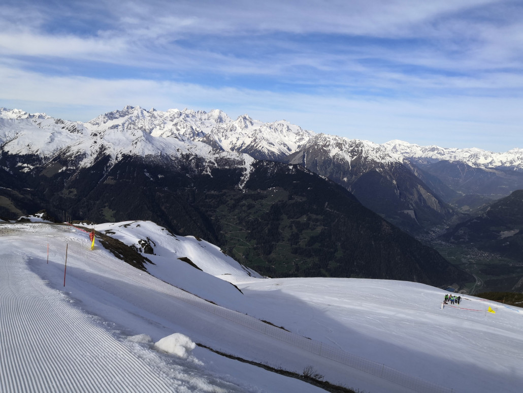 Blick hinüber nach Bruson - dort geht nichts mehr.