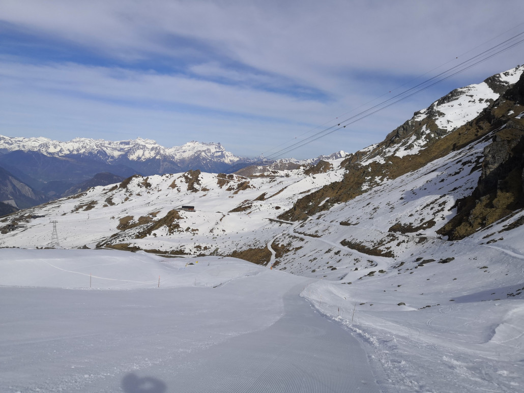 Aus dieser Perspektive sieht man, dass es Frühling ist.