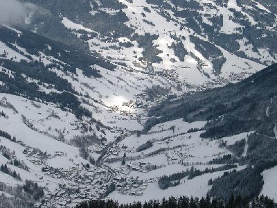 Vorne Hinterglemm<br />Hinten Saalbach