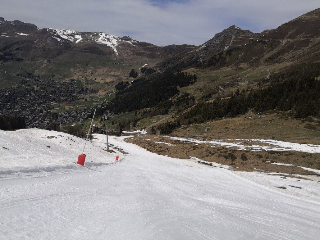 Auch hier ist die Piste in einwandfreiem Zustand.