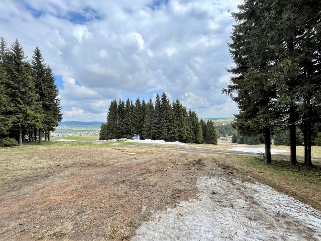 ...und unten an der Abzweigung zur Talstation der 4SB SUZUKI ist dann Ende