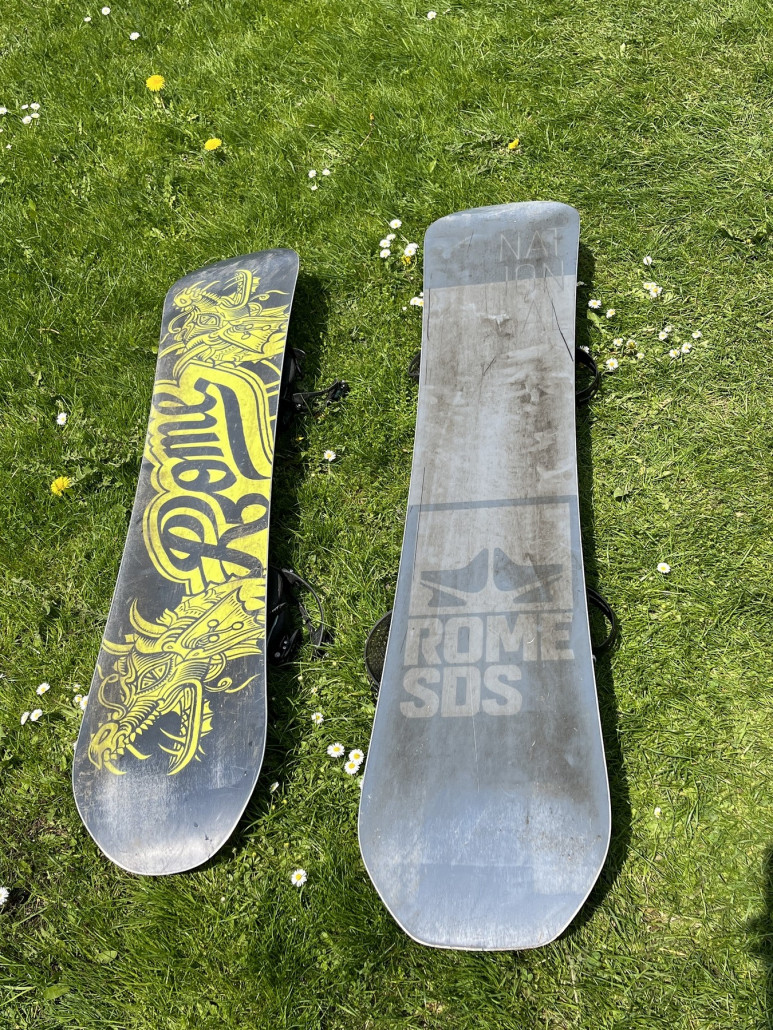 Zurück daheim musste der Belag von einer schmierig-öligen braunen Schicht befreit werden