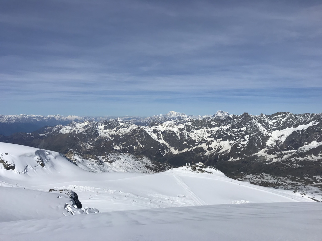 …und zum Mont Blanc