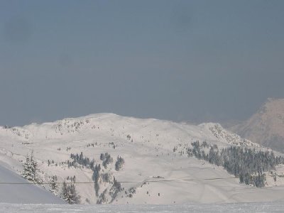 Blick zum letzten Lift von Fieberbrunn