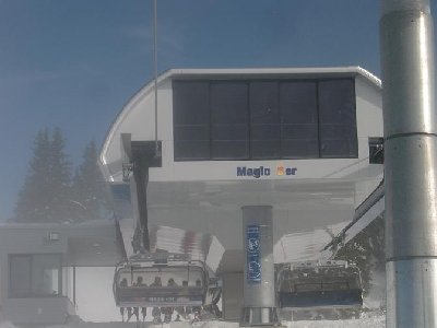 Einfahrt Bergstation Magic 6er