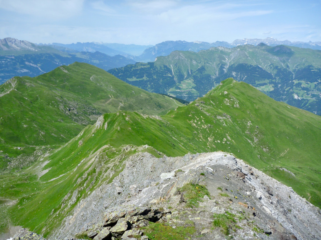 Parpaner Schwarzhorn auf dem Nordgrat