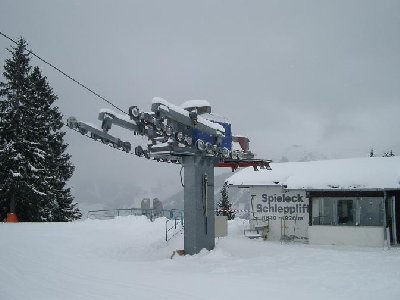 Der Spieleckschlepplift war erst gegen 12 Uhr geöffnet daher konnte man auch vorher kreuzen