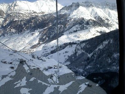 ein blick nach unten.