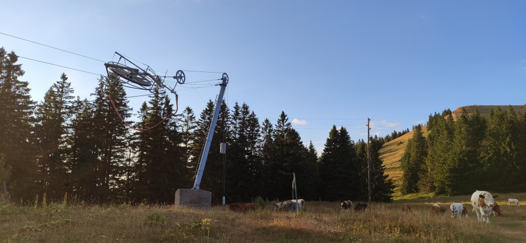 Umlenkscheibe Les Avattes links