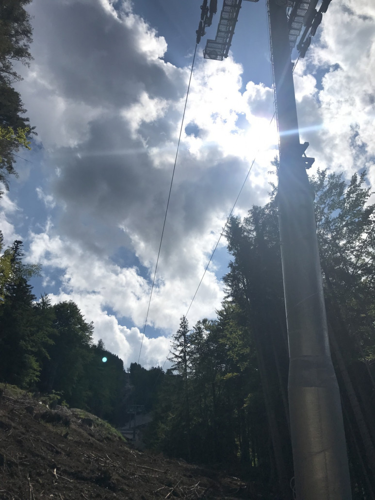 Trasse bei Stütze 3