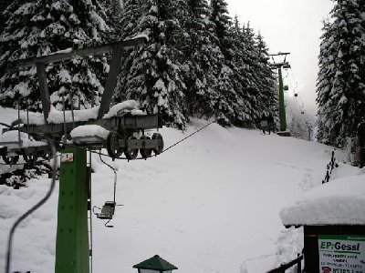 1-CLF Bergbahn Lilienfeld bei der Talstation
