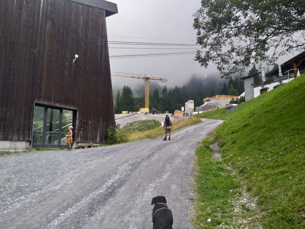 Ebenso an der neuen Station in Startgels