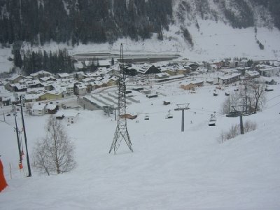 Piste Fangbahn mit Talstation