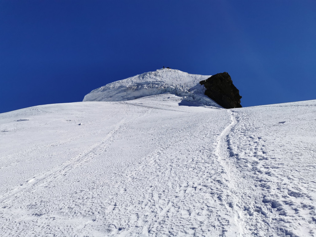 Ludwigshöhe - der Normalweg von links ist weg