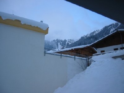 Blick aus dem Zimmer der Unterkunft