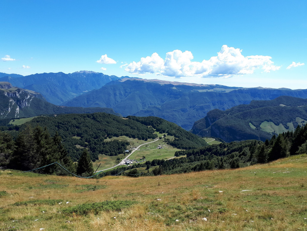 Blick zur Talstation 4er Sessel