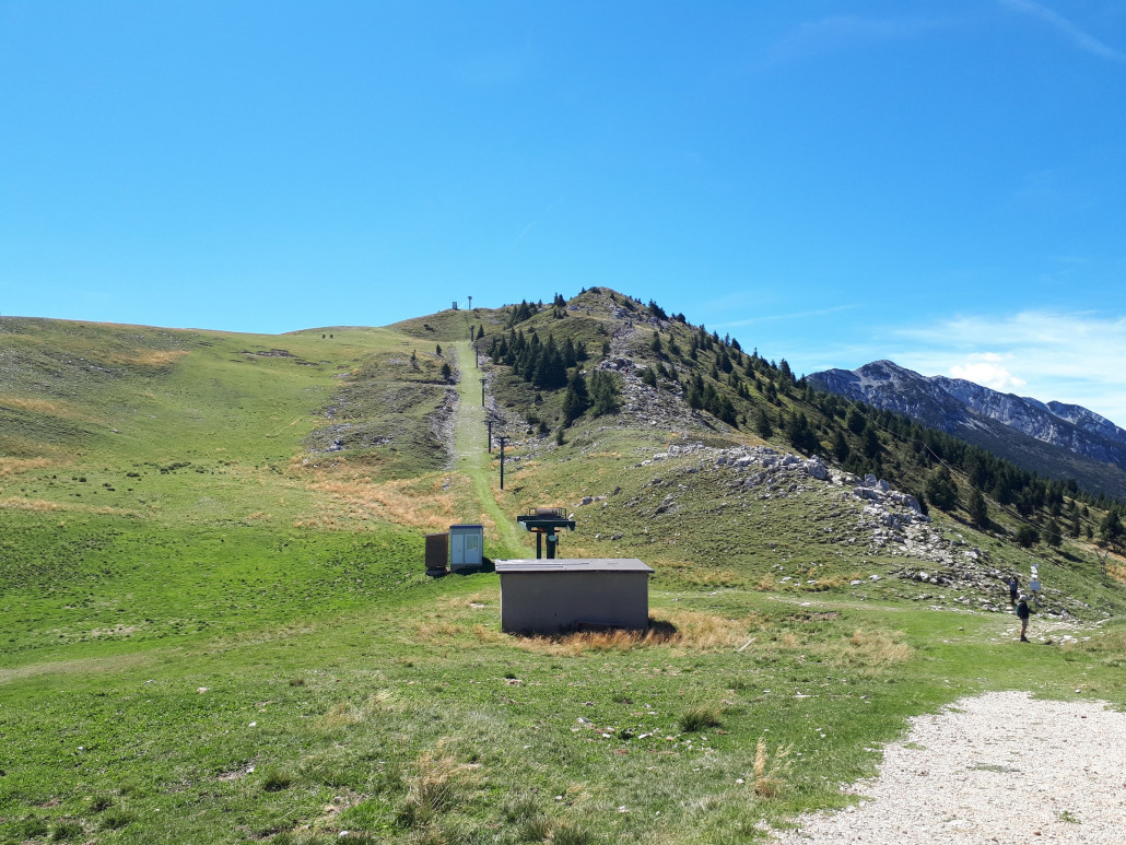 Schlepplift in Richtung 4er Sessel