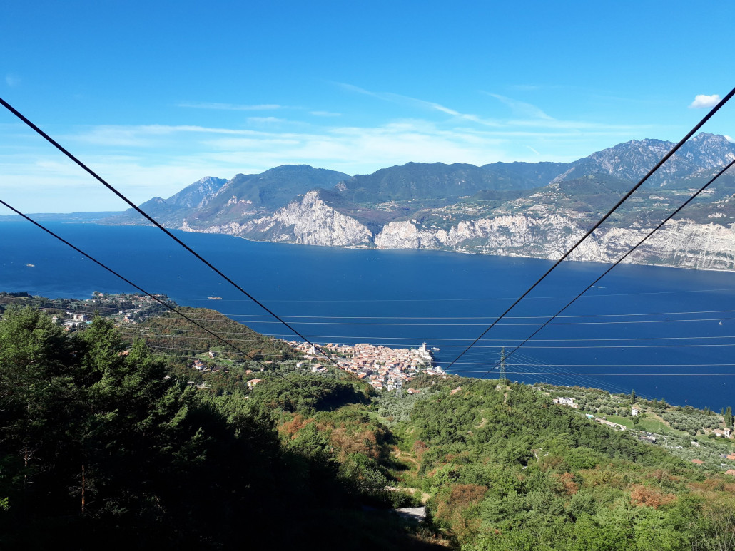 Gardasee aus der Seilbahn