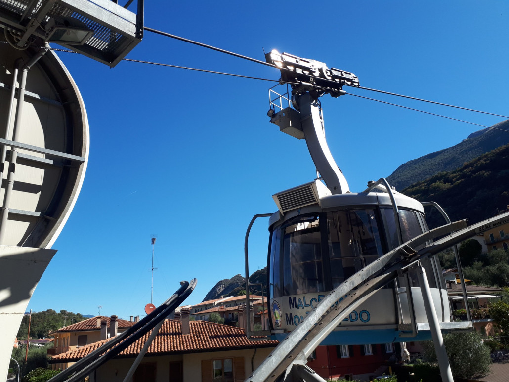 Kabine der ersten Sektion in der Talstation