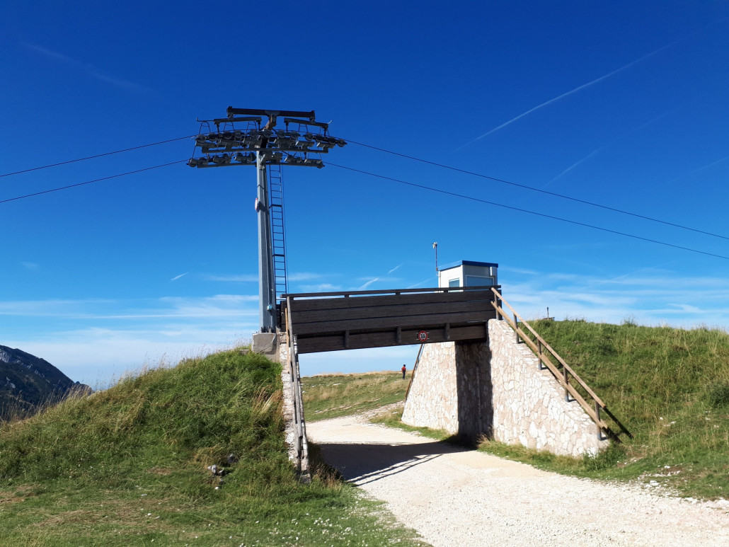 Der Verbindungslift nach Norden