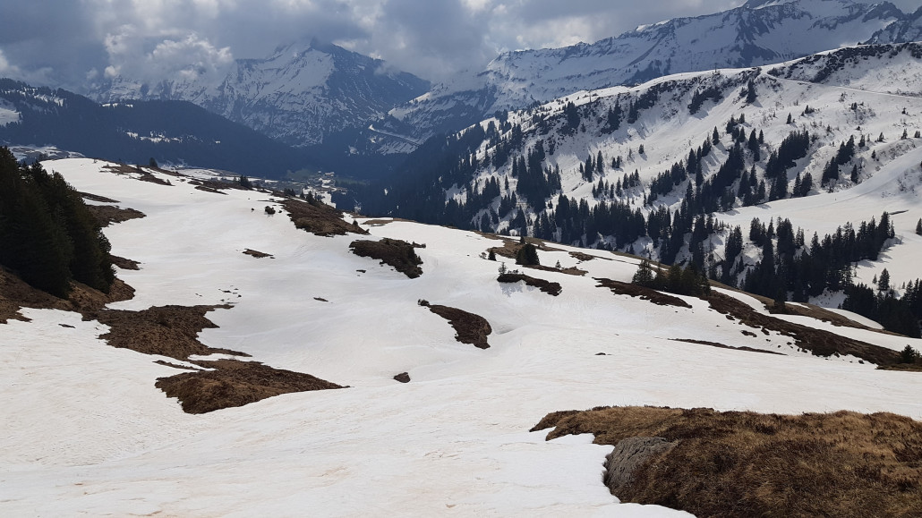 Im Gelände ging es bis 11 Uhr immer noch sehr gut, bevor es immer weicher und klebriger wurde