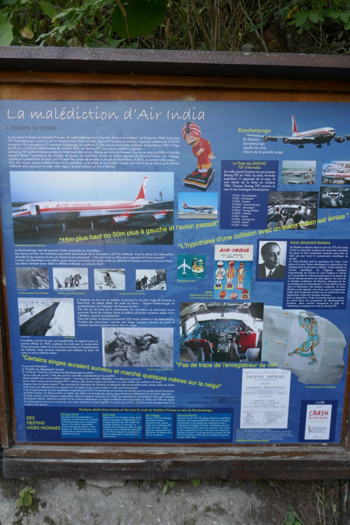 Infos zum Absturz der Air India Boeing 707 im Jahr 1966.