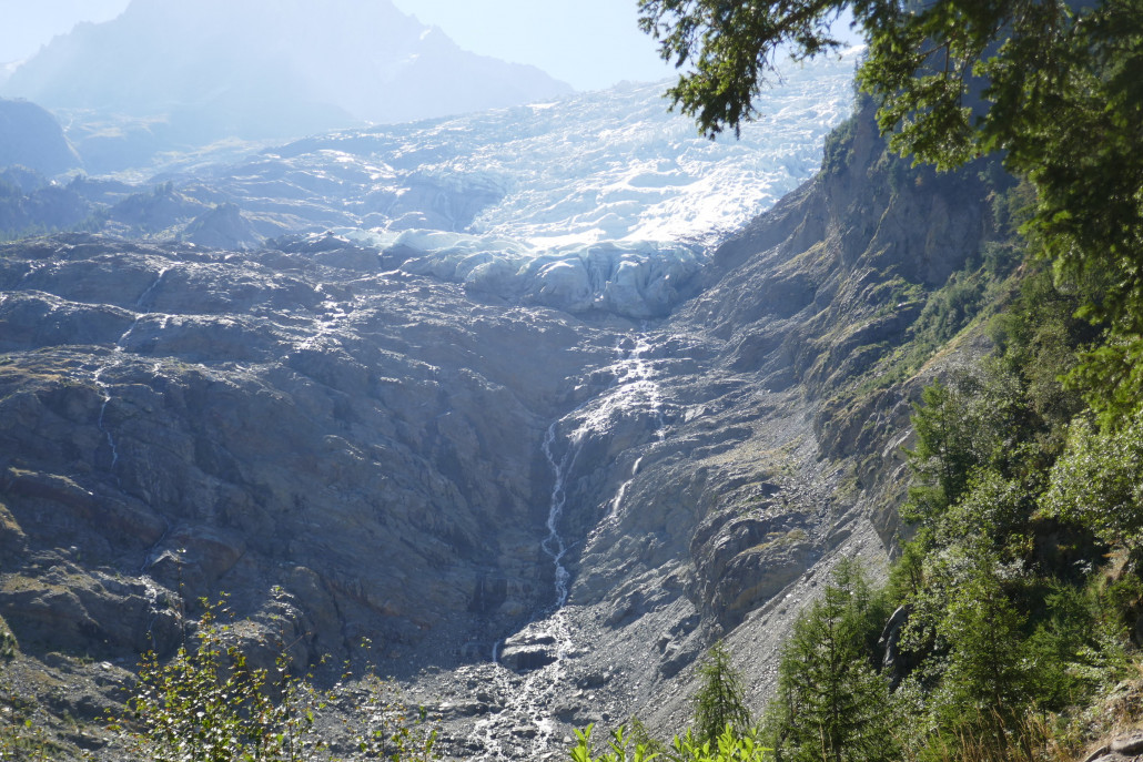 Aktuelles Gletscherende.