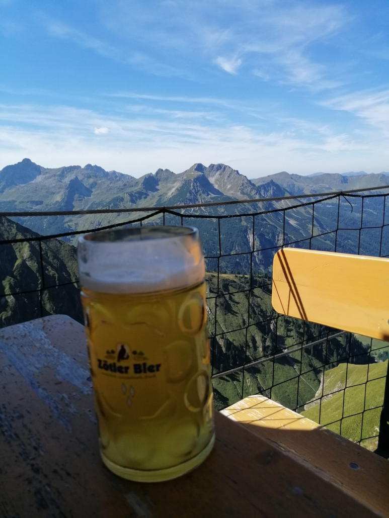 24.08.2022 Nach dem Heilbronner Weg im Waltenbergerhaus