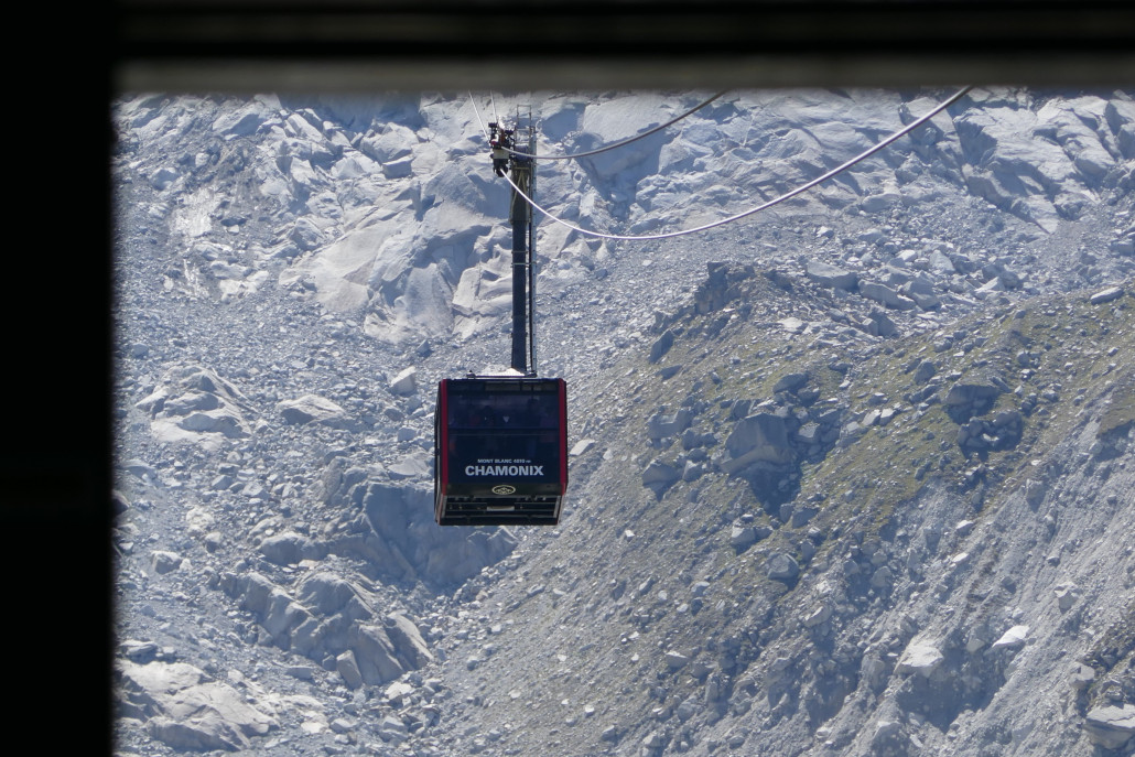 Kabine der 2. Sektion im Anflug.