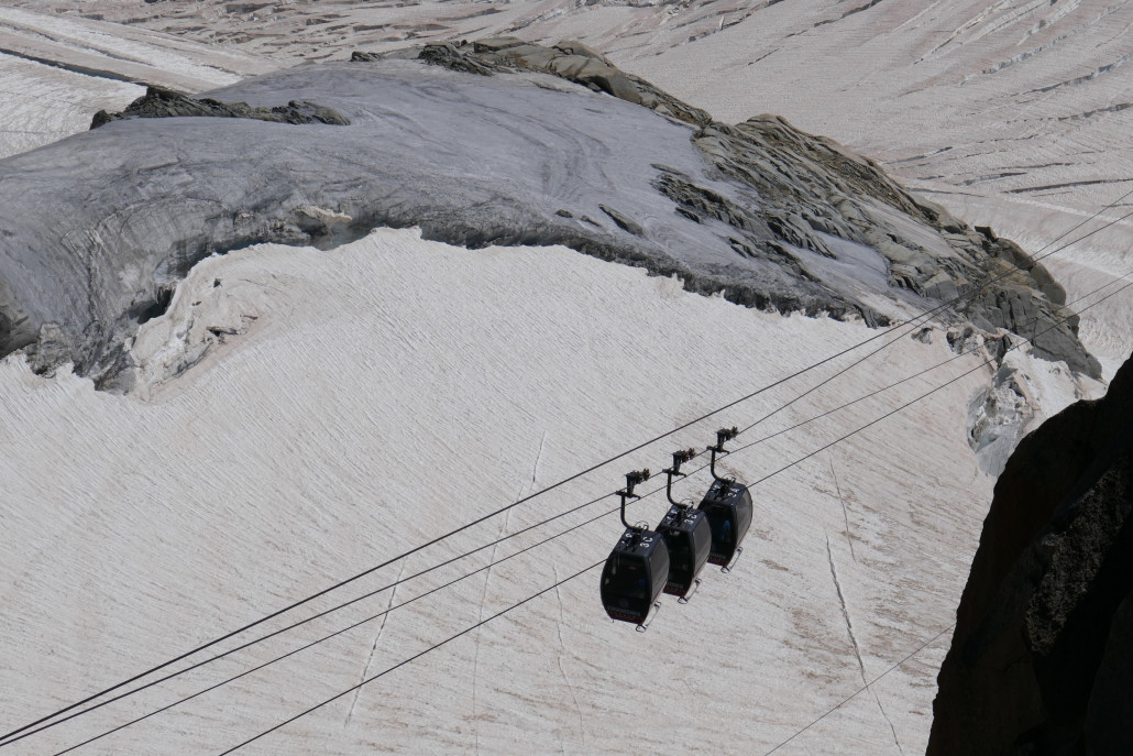 G-EUB kurz vor der Bergstation an der AdM.